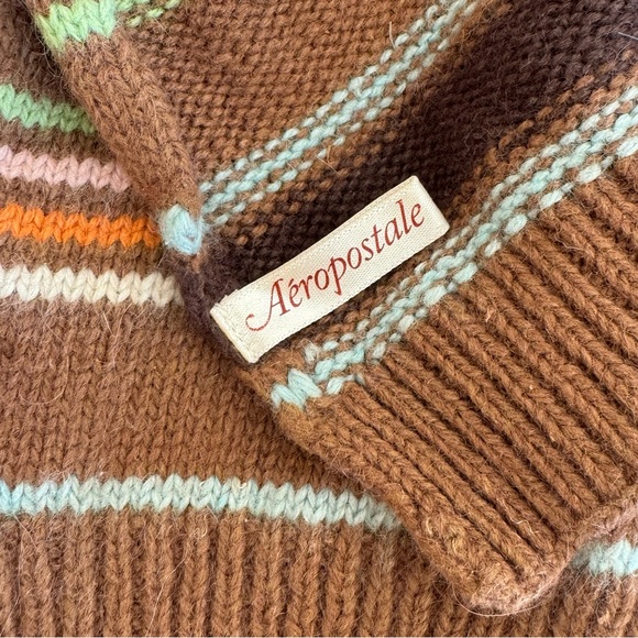 Aeropostale cotton utility style jacket and long Angora blend scarf Sz L - Picture 6 of 6